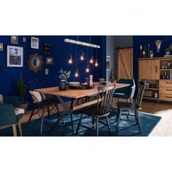 Mørteens Chaises à accoudoirs Nicholas - Tissu Cors: Bleu jean - 1 chaise -Luxe Intérieur Magasin 1000016018 180920 11445706 MOOD GALLERYIMAGES P000000001000016018 mood