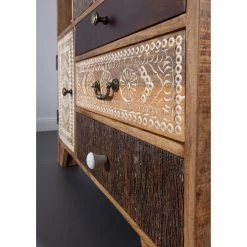 Ars manufacti Étagère Curenna I - Manguier partiellement massif - Manguier / Marron -Luxe Intérieur Magasin 1000040374 220127 130021000035 DETAILS P000000001000040374