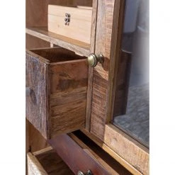 Ars manufacti Étagère Curenna I - Manguier partiellement massif - Manguier / Marron -Luxe Intérieur Magasin 1000040374 220127 130021000040 DETAILS P000000001000040374