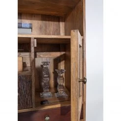 Ars manufacti Étagère Curenna I - Manguier partiellement massif - Manguier / Marron -Luxe Intérieur Magasin 1000040374 220127 130021000045 DETAILS P000000001000040374