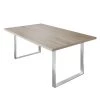 Mooved Table Leaf I - Imitation chêne brut de sciage - 200 x 100 cm