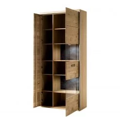 Ars Natura Armoire vitrine Lopburi - Chêne bianco partiellement massif / Ardoise -Luxe Intérieur Magasin 1000064082 200811 13520900289 DETAILS P000000001000064082