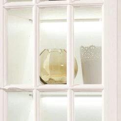 Ridgevalley Armoire vitrine La Carlotta I - Pin massif - Crème - Avec éclairage -Luxe Intérieur Magasin 1000084229 201004 11192500009 DETAILS P000000001000084229
