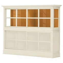 Maison Belfort Buffet haut Azjana - Pin blanc / Pin couleur miel