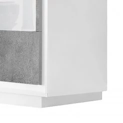 LC Spa Vitrine Forenza - Imitation béton / Blanc -Luxe Intérieur Magasin 1000091563 201029 08244000114 DETAILS P000000001000091563