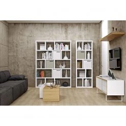 Temahome Étagère Berlin - Blanc mat - Blanc - 150 x 198 cm -Luxe Intérieur Magasin 1000095012 180712 104702107 MOOD GALLERYIMAGES P000000001000095012 mood