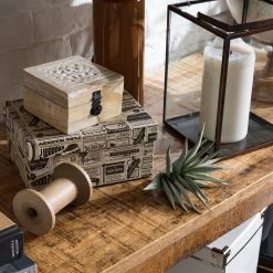 Wolf-Möbel Étagère Iron I - Manguier massif / Fer -Luxe Intérieur Magasin 1000104113 191024 17544400019 MOOD DETAILS P000000001000104113 mood