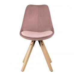 Mørteens Chaises capitonnées Aledas IV - Rose vieilli - Beige - Lot de 2 -Luxe Intérieur Magasin 1000112670 181115 13225208 GALLERYIMAGES P000000001000112670