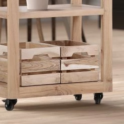 Ars manufacti Desserte Sordio II - Acacia massif -Luxe Intérieur Magasin 1000121883 211221 133106000046 DETAILS P000000001000121883