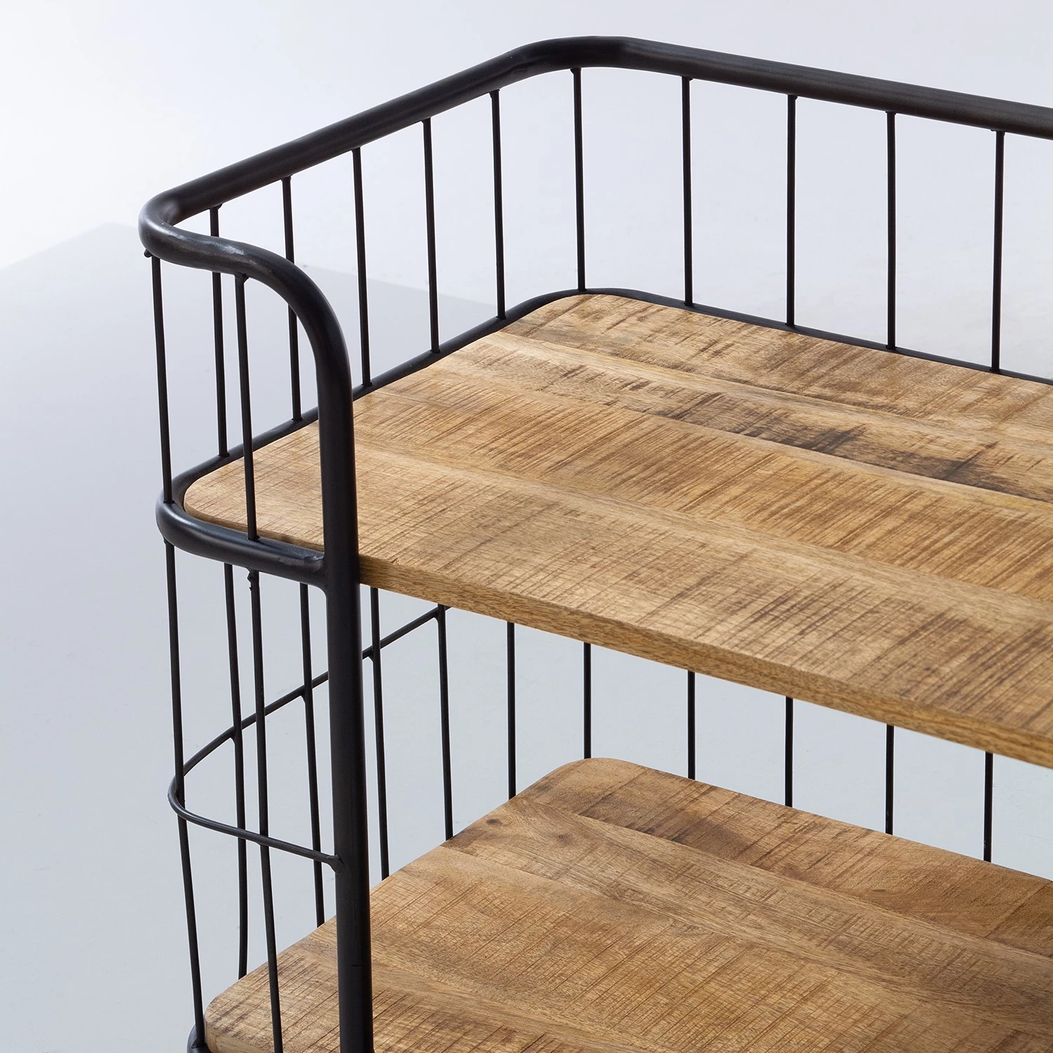 Ars manufacti Étagère Namber II - Manguier massif / Métal - Manguier / Noir 9 Ars manufacti Étagère Namber II - Manguier massif / Métal - Manguier / Noir – Image 9