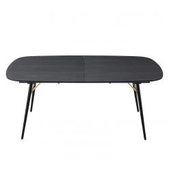 Studio Copenhagen Table extensible Moyo - Placage Chêne/ Métal - Chêne noir / Noir -Luxe Intérieur Magasin 1000123490 190131 15480600010 GALLERYIMAGES P000000001000123490