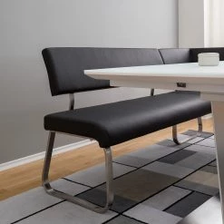 Fredriks Banquette d'angle Marco - Imitation cuir - Noir -Luxe Intérieur Magasin 1000123533 200907 14215900032 DETAILS P000000001000123533