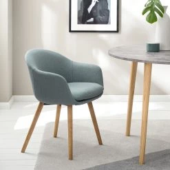 Mørteens Chaise à accoudoirs Hallund I - Tissu - Gris pigeon -Luxe Intérieur Magasin 1000123815 200720 06383700001 MOOD DETAILS P000000001000123815 mood