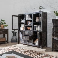 Ars manufacti Buffet haut Keyport II - Manguier massif -Luxe Intérieur Magasin 1000125896 190523 11150300069 MOOD GALLERYIMAGES P000000001000125896 mood