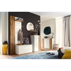 Loftscape Buffet Vantaa - Blanc brillant / Imitation chêne -Luxe Intérieur Magasin 1000129180 200811 14102101448 MOOD DETAILS P000000001000129180 mood