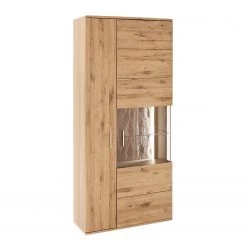 Naturoo Vitrine Ristiina - Partiellement en chêne massif - Chêne Bianco / Imitation chêne Bianco