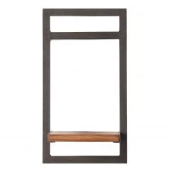 Ars manufacti Étagères murales Manchester (3 éléments) - Acacia massif / Métal - Acacia / Anthracite -Luxe Intérieur Magasin 1000135859 190516 13360300006 GALLERYIMAGES P000000001000135859