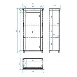 Ridgevalley Buffet haut Lewk II - Imitation pin blanc / Imitation pin -Luxe Intérieur Magasin 1000136077 181219 14223800056 GALLERYIMAGES P000000001000136077