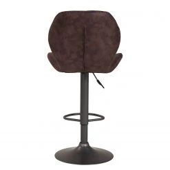 Loftscape Chaises de bar Ripley (lot de 2) - Microfibre / Acier - Anthracite - Marron vintage -Luxe Intérieur Magasin 1000138396 181108 10442737 GALLERYIMAGES P000000001000138396