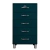 Tenzo Commode Malibu III - Bleu foncé / Chrome