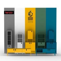 Tenzo Vitrine Uno - Bleu pétrole -Luxe Intérieur Magasin 1000143944 200527 07433800853 DETAILS P000000001000143944