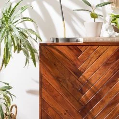 Jack & Alice Buffet Loga - Acacia massif / Fer - Acacia brun -Luxe Intérieur Magasin 1000153425 190925 06220300018 DETAILS P000000001000153425