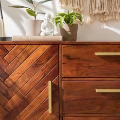 Jack & Alice Buffet Loga - Acacia massif / Fer - Acacia brun -Luxe Intérieur Magasin 1000153425 190925 06220300020 DETAILS P000000001000153425