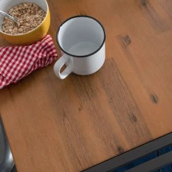 Ars manufacti Table Manchester II - Acacia massif / Métal - Acacia / Anthracite - 160 x 90 cm -Luxe Intérieur Magasin 1000159506 190226 06305500020 GALLERYIMAGES P000000001000159506