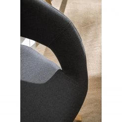 Mørteens Chaise à accoudoirs Buggio - Tissu / Hévéa massif - Tissu Cors: Gris foncé - 1 chaise -Luxe Intérieur Magasin 1000164524 210208 08242400022 DETAILS P000000001000164524