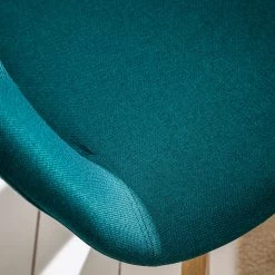 Mørteens Chaise à accoudoirs Buggio - Tissu / Hévéa massif - Tissu Cors: Pétrole - 1 chaise -Luxe Intérieur Magasin 1000164525 210208 08242400030 DETAILS P000000001000164525