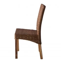 Wolf-Möbel Chaises Bali II (lot de 2) - Rotin / Bois de suar massif - Marron / Suar -Luxe Intérieur Magasin 1000164657 190822 11012900009 DETAILS P000000001000164657