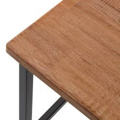 Ars manufacti Chaises Manchester II (lot de 2) - Acacia massif / Métal - Acacia / Noir -Luxe Intérieur Magasin 1000164684 191010 11422400006 DETAILS P000000001000164684