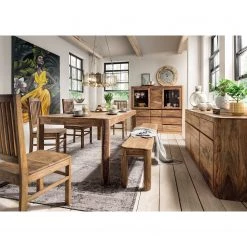 Naturoo Table Gaspar - Sheesham massif - Largeur : 160 cm -Luxe Intérieur Magasin 1000166572 190322 07020300048 MOOD GALLERYIMAGES P000000001000166572 mood