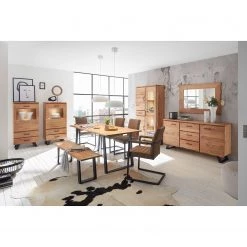 Ars Natura Buffet Vardo - Acacia massif / Métal - Acacia / Noir -Luxe Intérieur Magasin 1000166791 190819 16141100022 MOOD DETAILS P000000001000166791 mood