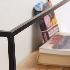 Norrwood Étagère murale Silop - Manguier massif / Métal - Manguier / Noir -Luxe Intérieur Magasin 1000167753 190416 11592600070 GALLERYIMAGES P000000001000167753