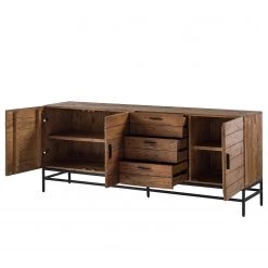 Ars manufacti Buffet Grasby II - Pin recyclé / Métal - Pin foncé / Noir -Luxe Intérieur Magasin 1000168548 191126 17373400007 DETAILS P000000001000168548