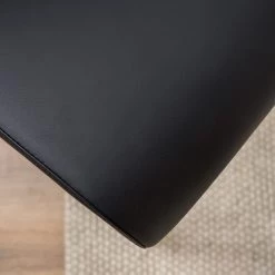 Fredriks Chaises cantilever Ratos (lot de 2) - Imitation cuir / Acier inoxydable - Noir -Luxe Intérieur Magasin 1000169678 220819 045 DETAILS P000000001000169678