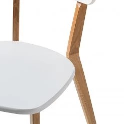 Mørteens Chaises Rob (lot de 2) - Partiellement en frêne massif - Blanc / Frêne -Luxe Intérieur Magasin 1000170692 191017 11154500051 DETAILS P000000001000170692