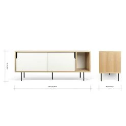 Temahome Buffet Noa II - Blanc - Chêne -Luxe Intérieur Magasin 1000172904 190426 18195900073 GALLERYIMAGES P000000001000172904