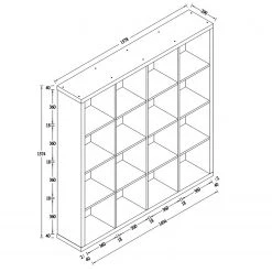 KiYDOO Étagère Shelfy II - Blanc - Largeur : 158 cm -Luxe Intérieur Magasin 1000173851 191106 15233200027 SKETCH DETAILS P000000001000173851 sketch