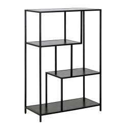 Red Living Étagère Coogee VII - Imitation chêne marron-noir