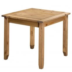 Maison Belfort Table Finca Rustica I - Pin massif - Epicéa naturel - 80 x 80 cm