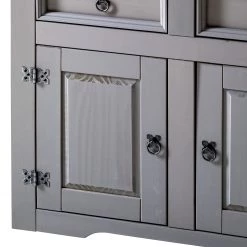 Maison Belfort Commode Finca Rustica I - Pin massif - Pin gris -Luxe Intérieur Magasin 1000178041 200417 12541100019 DETAILS P000000001000178041