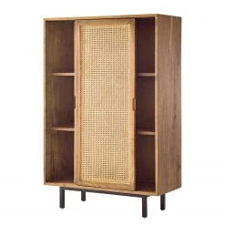 Ars manufacti Buffet haut Vina - Manguier massif / Rotin - Manguier / Noir -Luxe Intérieur Magasin 1000178071 200323 13583500014 DETAILS P000000001000178071