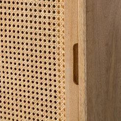 Ars manufacti Buffet haut Vina - Manguier massif / Rotin - Manguier / Noir -Luxe Intérieur Magasin 1000178071 200323 13583900018 DETAILS P000000001000178071