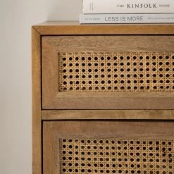 Ars manufacti Commode Vina I - Manguier massif / Rotin - Manguier / Noir -Luxe Intérieur Magasin 1000178079 200320 14005300003 DETAILS P000000001000178079