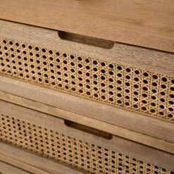 Ars manufacti Commode Vina I - Manguier massif / Rotin - Manguier / Noir -Luxe Intérieur Magasin 1000178079 200320 14005400004 DETAILS P000000001000178079