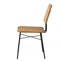 Ars manufacti Chaise Vina I - Rotin / Métal - Rotin / Noir -Luxe Intérieur Magasin 1000178092 200225 13061300038 DETAILS P000000001000178092