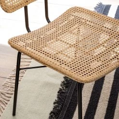 Ars manufacti Chaise Vina I - Rotin / Métal - Rotin / Noir -Luxe Intérieur Magasin 1000178092 200428 12090900008 DETAILS P000000001000178092