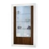 LC Spa Vitrine Urbino - Imitation noisetier / Blanc